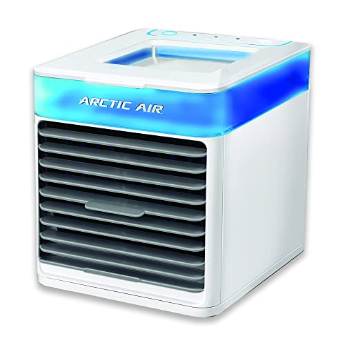 Arctic Air Pure Chill Evaporative Air Cooler By Ontel - Powerful 3-Speed Personal Space Cooler, Quiet, Lightweight And Portable For Bedroom, Office, Living Room & More