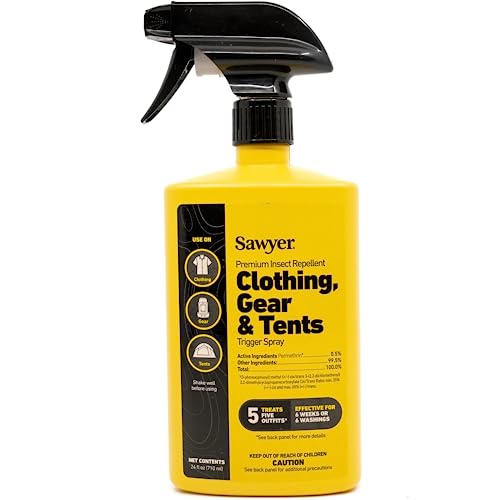 Sawyer Products SP657 Premium Permethrin Insect Repellent for Clothing, Gear & Tents, Trigger Spray, 24-Ounce