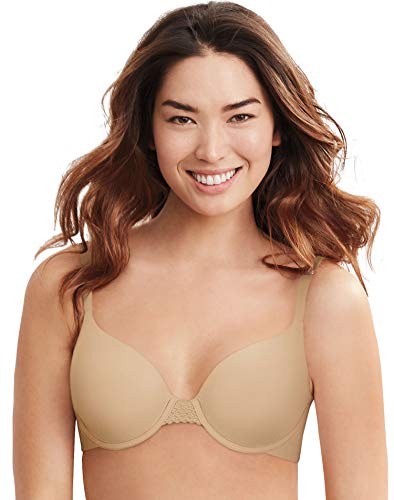 Hanes Ultimate Women's No Poke, No Pinch DreamWire Underwire Bra DHHU34, Nude, 40B