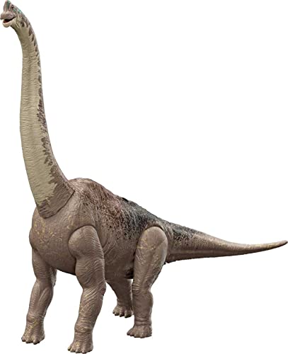 Mattel Jurassic World Toys Dominion Brachiosaurus Dinosaur Action Figure, 32-in Long Toy with Posable Joints