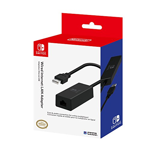 Nintendo Switch Wired Internet LAN Adapter by HORI Officially Licensed by Nintendo