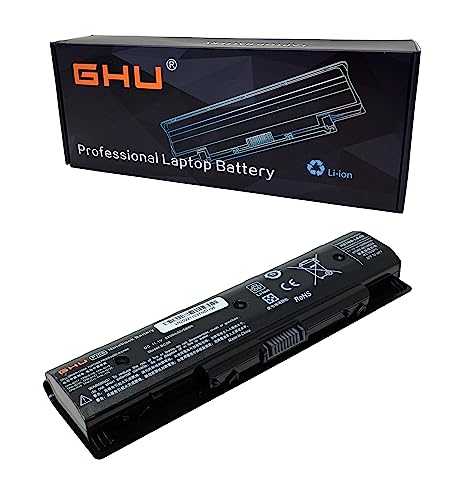 GHU New Battery PI06 PI06XL Compatible with HP Notebook HSTNN-LB4N HSTNN-UB4N HSTNN-LB4O PI09 PN 710416-001 710417-001 HSTNN-YB4N HSTNN-YB4O P106 PI06 PI06XL PI09 58WH 5200mAH 10.8v11.1v