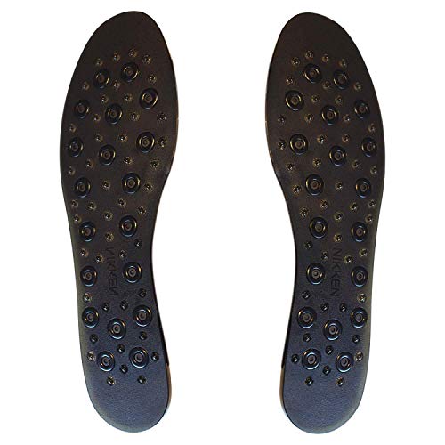 Nikken 1 mSteps Insoles with Acupressure Massage Nodes, 20213, Women Shoe Sizes 5 to 9, Pair, Cut to Fit, Magnetic Therapy, Improve Blood Circulation, Kenko