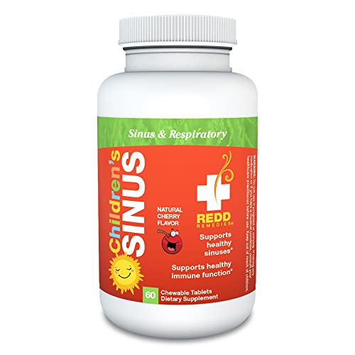 Redd Remedies, Children's Sinus Support, Immune, Respiratory and Digestive Health Formula, 60 Tablets