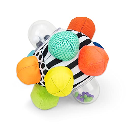 Sassy Developmental Bumpy Ball | Easy to Grasp Bumps Help Develop Motor Skills | for Ages 6 Months and Up | Colors May Vary 5.5 long x 7.5 wide x 8.9 high