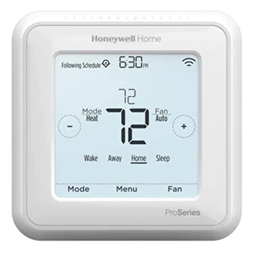 Honeywell TH6220WF2006/U Lyric T6 Pro Wi-Fi Programmable Thermostat with Stages Up to 2 Heat/1 Cool Heat Pump or 2 Heat/2 Cool Conventional