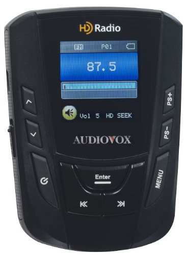 AudioVox IHDP01A Portable HD/FM Radio Player with Belt Clip and Armband