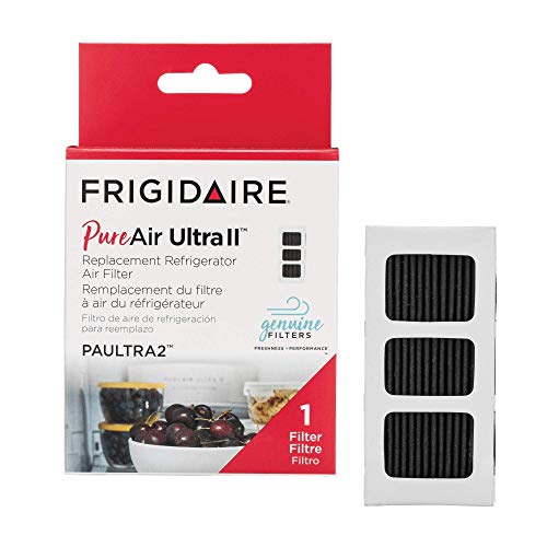 Frigidaire PAULTRA2 Pure Air Ultra II Refrigerator Air Filter with Carbon Technology to Absorb Food Odors, 3.8' x 1.8' , White