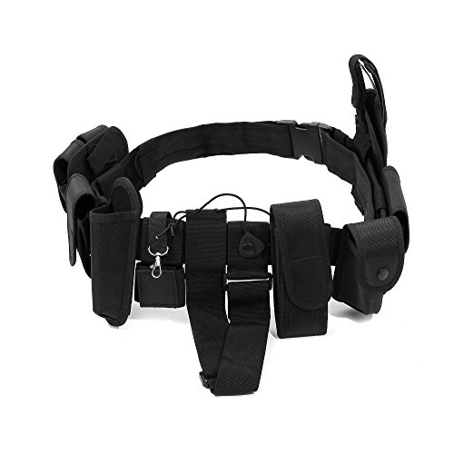 Noa Store Duty Belts Law Enforcement | Police Belts with 10 Components Pouches Bags Holster Gear Security Belt for Security Guard