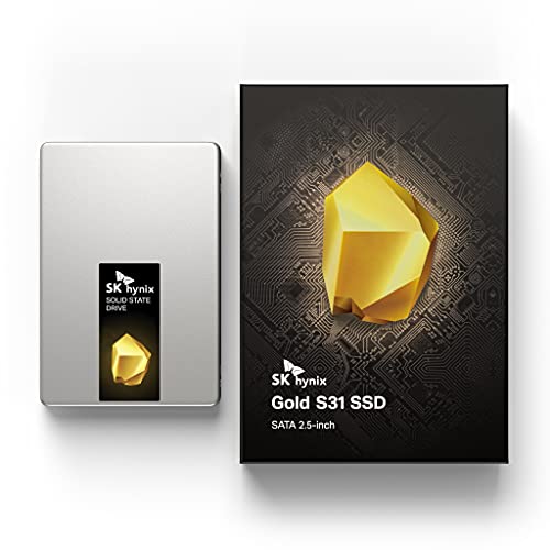 SK hynix Gold S31 500GB SATA Gen3 2.5 inch Internal SSD | SSD 500GB | Up to 560MB/S | Solid State Drive | Compact 2.5' SSD Form Factor SSD | Internal Solid State Drive | SATA SSD