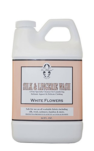 Le Blanc White Flowers Silk & Lingerie Wash - 64 FL. OZ., One Pack