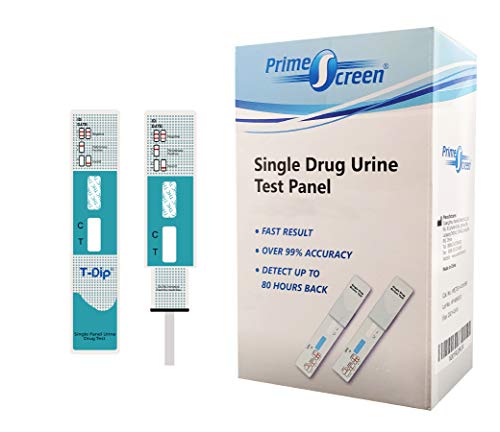 Prime Screen THC Marijuana Drug Test Kit - Medically Approved Urine Drug Screening Test - Detects Any Form of THC Cannabis - WDTH-114-10-Pack