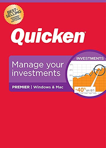 Quicken Premier Personal Finance – Maximize your investments – 1-Year Subscription (Windows/Mac)