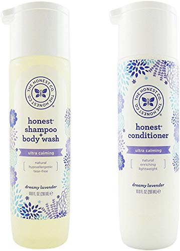 The Honest Company Dreamy Lavender Shampoo and Body Wash and Conditioner Combo Pack of 2