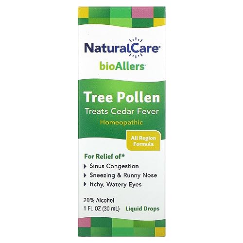 bioAllers Tree Pollen Allergy Treatment | Homeopathic Drops for Sinus Pressure, Congestion, Sneezing, Runny Nose & Itchy, Watery Eyes | 1 Fl Oz
