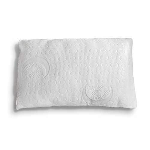 Bamboo Alternative Down Pillow - Adjustable Custom Fit to You - Soft Hypoallergenic Polyester - Memory Foam Liner - Machine Washable - Removable Cooling Cover