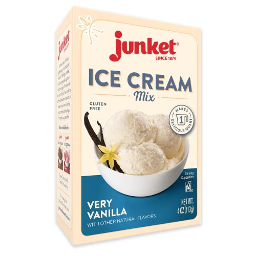 Junket Ice Cream Mix Very Vanilla, 4 Ounce (Pack of 24)