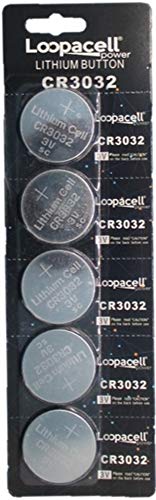 LOOPACELL CR3032 Battery - 3V Lithium Button Cell Coin Batteries