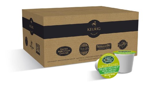 Green Mountain Coffee, Island Coconut K-Cup Portion Pack for Keurig Brewers, 50 count