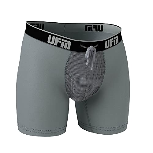 UFM Men’s Polyester Boxer Brief w/Patented Adjustable Support Pouch Regular