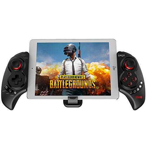 ipega PG-9023S Mobile Game Controller, Wireless 4.0 Gamepad PUBG Trigger Mobile Phone Telescopic Controller Joy Stick for iPhone Compatible with 5-10' iOS(iOS 11-13.3)/Android Phone PC Tablet TV Box