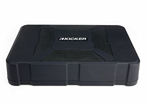 Kicker 11HS8 8 150 Watt Hideaway Compact Car Audio Powered Subwoofer Sub HS8