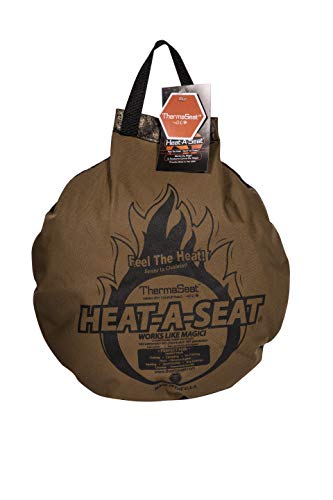 Northeast Products Heat-A-Seat by ThermaSeat- Insulated Hunting Seat Cushion, Blaze/Black 17-Inch
