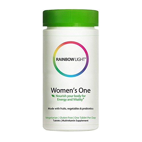 Rainbow LIght - Women's One Multivitamin, One-a-Day Support for Bone and Breast Health, Helps Balance Hormones and Stress with B Vitamins, Vitamin D3 and Iron, Vegetarian, Gluten-Free, 150 Tablets