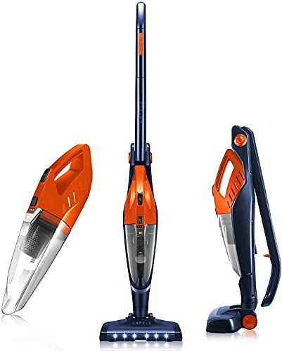 ORFELD Cordless Vacuum, Stick Vacuum Cleaner 4 in 1 Lightweight, Upright Vacuum Cleaner, Up to 40 Mins Runtime, Excellent for Hardwood Floor Carpet Pet Hair Car