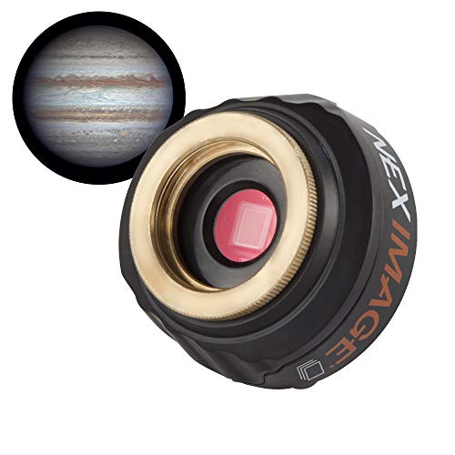 Celestron – NexImage 10 Solar System Color Imager – Astronomy Camera for Moon and Planets – 10 MP Camera for Astroimaging – High Resolution – Ultra–Sensitive ON Semiconductor MT9J003 CMOS Sensor