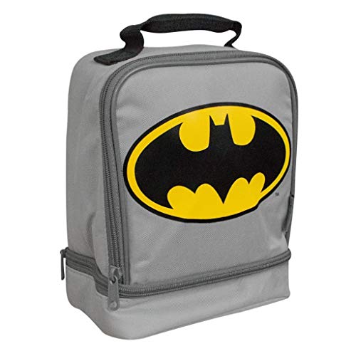 Thermos Dual Compartment Lunch Kit. (Batman Grey/Yellow)