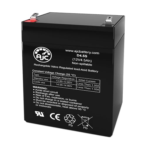 AJC DSC Ultratech UT1240 12V 4.5Ah Alarm Battery - This is an Brand Replacement