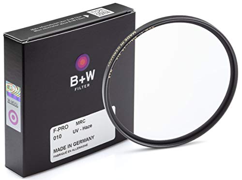 B + W 77mm UV Protection Filter (010) for Camera Lens – Standard Mount (F-PRO), MRC, 16 Layers Multi-Resistant Coating, Photography Filter, 77 mm, Clear Protector