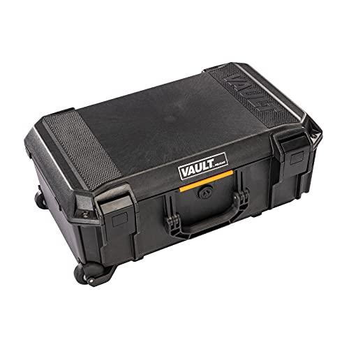 Vault by Pelican - v525 Case with Padded Dividers for Camera, Drone, Equipment, Electronics, and Gear (Black)