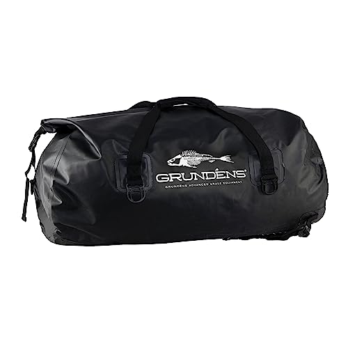 Grundéns Shackleton Duffel Bag, Waterproof and Durable, 105L, Black