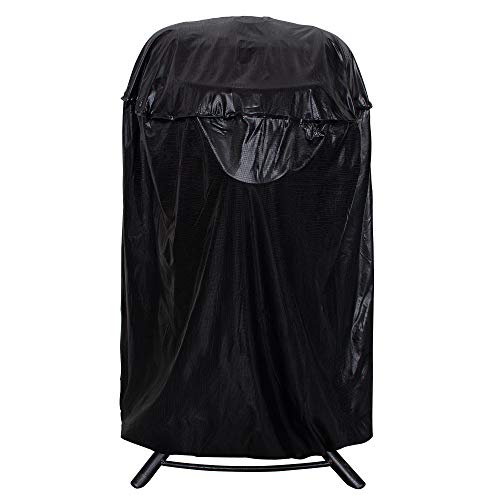 iCOVER Vertical Round Smoker Cover Outdoor BBQ Barbecue Cover, Dome Smoker Cover, Water Smoker Cover, Bullet Smokers Cover, Vertical fire Pit Cover for Char-Broil Weber George Foreman Brinkmann