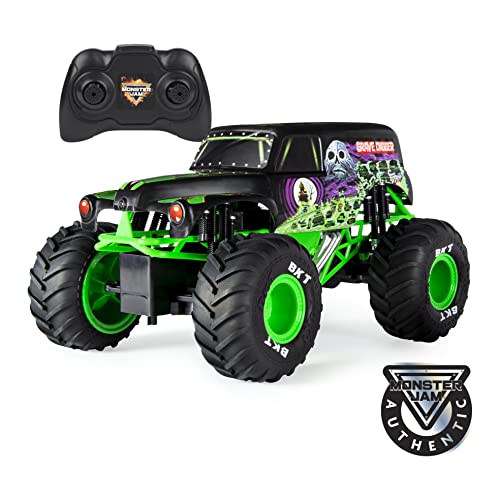 Monster Jam, Official Grave Digger Remote Control Truck 1:15 Scale, 2.4GHz