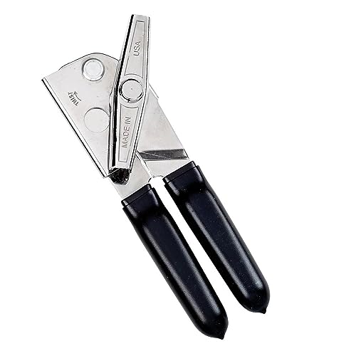 EZ-DUZ-IT Deluxe Can Opener with Black Grips