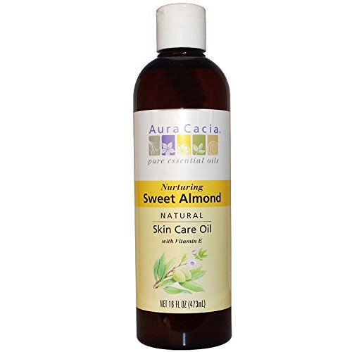 Aura Cacia Natural Skin Care Oil Sweet Almond - 16 Oz, 2 Pack