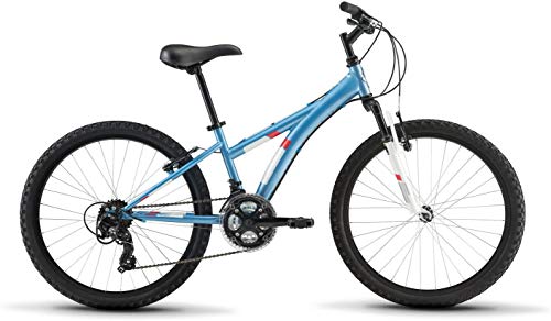 Diamondback Bicycles Tess 24 Youth Girls 24' Wheel Mountain Bike, Blue