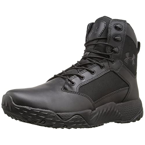 Under Armour Men's Stellar Military and Tactical Boot, Black (001)/Black, 13