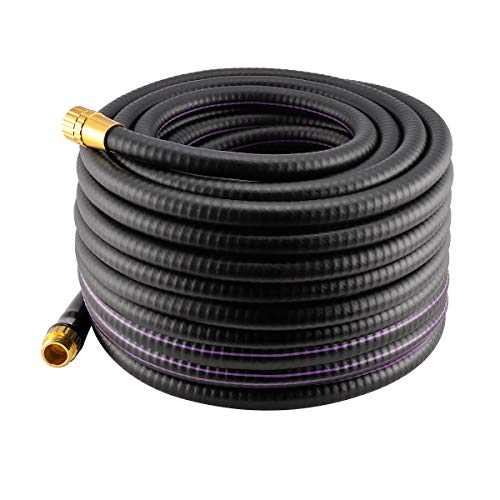 Giraffe Tools Reinforced Garden Hose 5/8 in. x 90 ft., Never Kink Polyvinyl Chloride Heavy Duty Water Hose