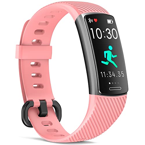 LIVIKEY Fitness Tracker, Activity Tracker with Heart Rate Monitor & Sleep Monitoring, IP68 Waterproof Pedometer, Calorie Counter, Health Fitness Watch for Sports Workout, Step Tracker for Women Men
