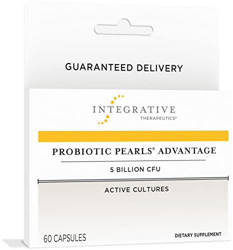 Integrative Therapeutics Probiotic Pearls Advantage - Gut Health Support* - Daily Supplement with Lactobacillus & Bifidobacterium - Non-Refrigerated - True Delivery Technology - 60 Capsules