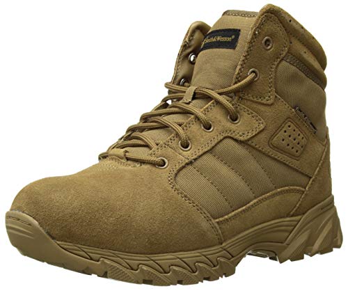Smith & Wesson Men's Breach 2.0 Side Zip Tactical Boots, Coyote, 9