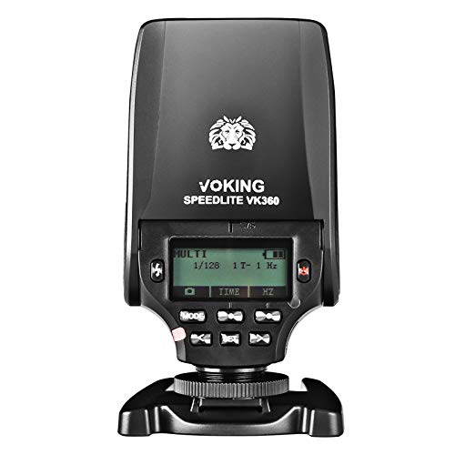 Voking VK360S TTL Master HSS Flash Speedlite for Sony A9 A7III A7IIK A7RIII A6400 A6300 A6000 A6500 and Other MI Hot Shoe Mount Mirrorless Cameras