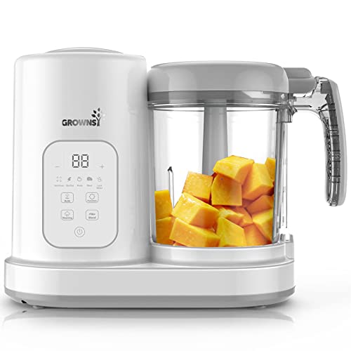 Baby Food Maker | Baby food Processor | All-in-One Puree Blender Steamer Grinder, Baby Food Mills Machine, Auto Cooking & Grinding, LCD Display, BPA Free