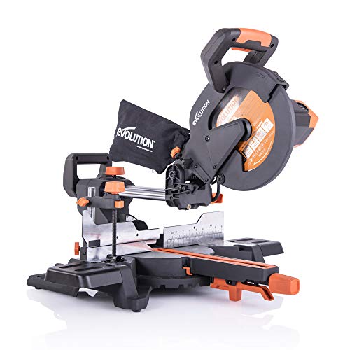 Evolution Power Tools R255SMS+ 10' Multi-Material Compound Sliding Miter Saw Plus