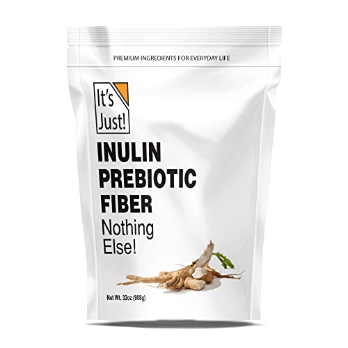 It's Just! - Inulin Prebiotic Fiber Sweetener, Product of Belgium, Chicory Root Powder (2 Pound)