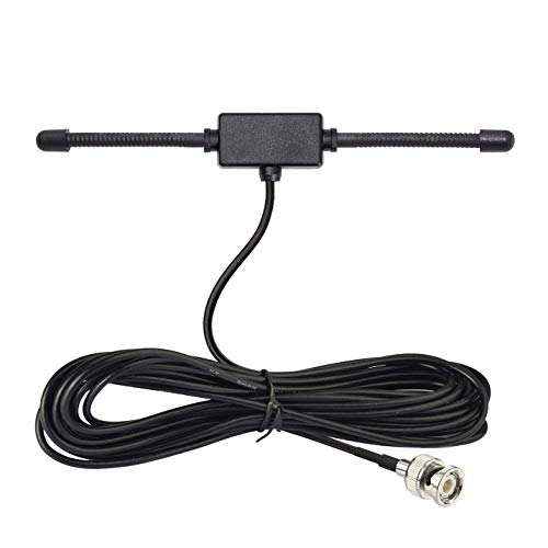 Bingfu VHF UHF Car Truck Police Scanner Adhesive Mount Antenna Vehicle Ham Radio Amateur Radio Mobile Scanner BNC Male Dipole Antenna Compatible with Uniden Bearcat Whistler Radio Shack Radio Scanner